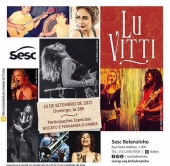 Show com a cantora Lu Vitti - 10/09 - Sesc Belenzinho- sp