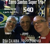 Show Zérró Santos Super Trio no 540sk8 - Pompéia - SP.