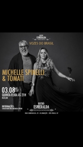 Show Vozes do Brasil no Bistrô Esmeralda - 03/08, 21h. Sp.